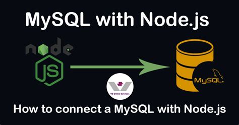 node js with mysql.